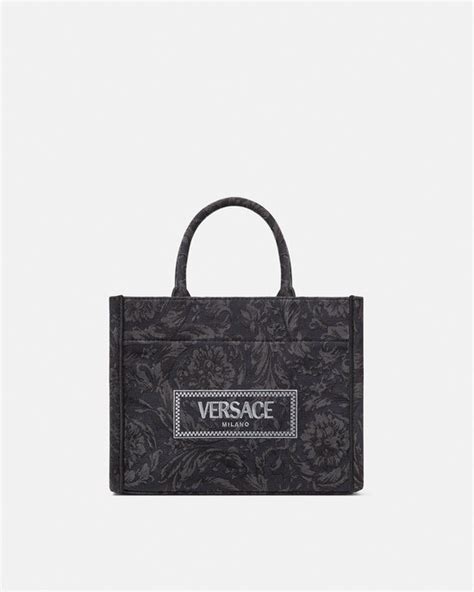 versace vitello red|Versace athena bag.